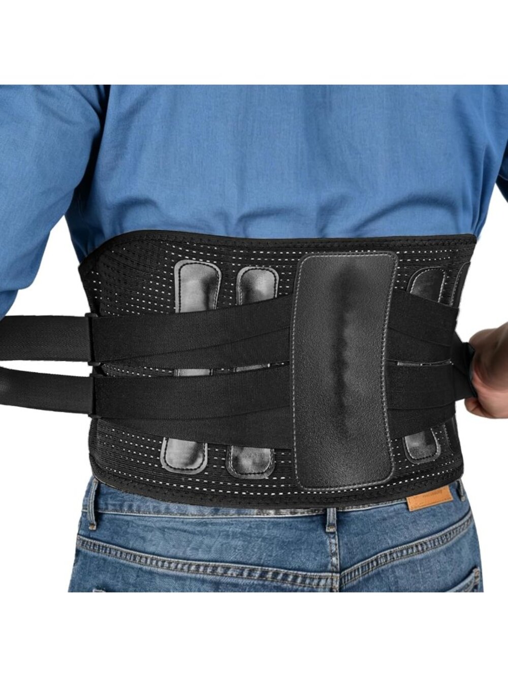 Adjustable Lumbar Support Back Brace for Men & Women - Pain Relief & Comfort
